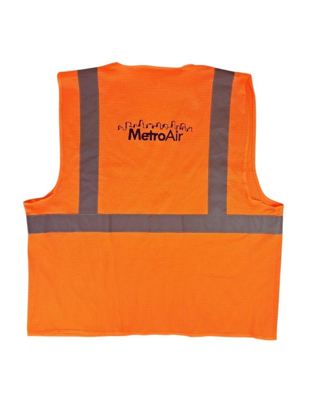 Metro Air XXL Cordova Safety Orange Reflective Vest Metro Air Type R Class 2 New